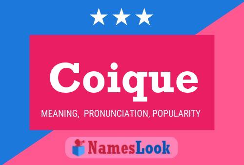 ملصق اسم Coique