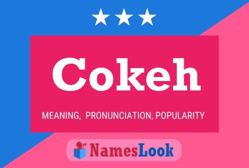 ملصق اسم Cokeh