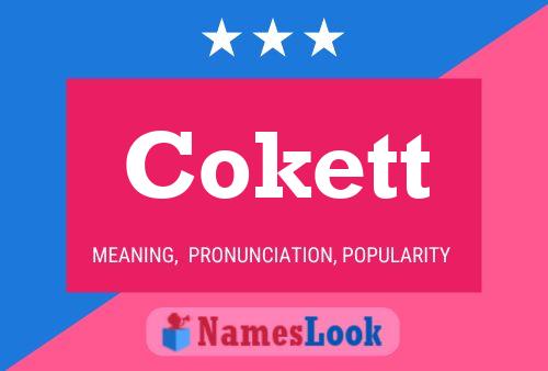 ملصق اسم Cokett