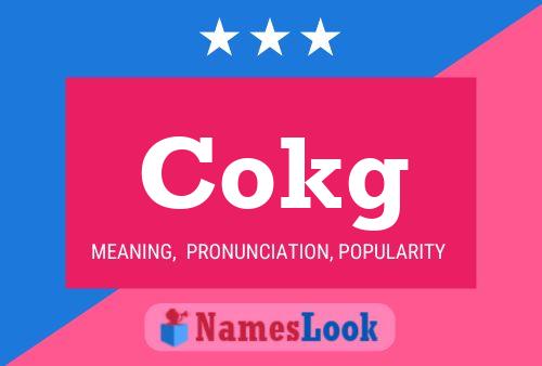 ملصق اسم Cokg