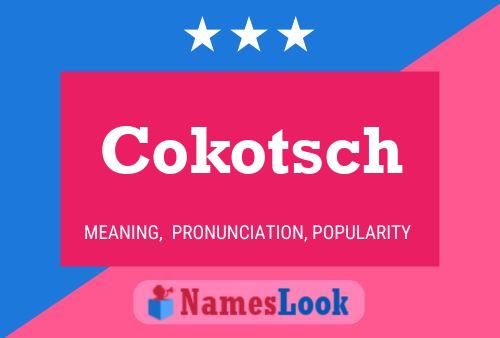 ملصق اسم Cokotsch