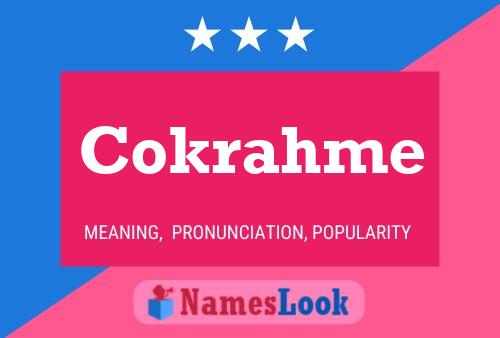 ملصق اسم Cokrahme