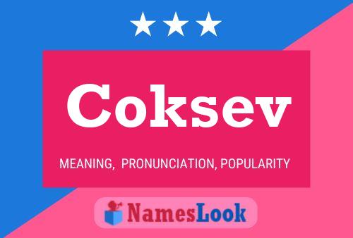 ملصق اسم Coksev