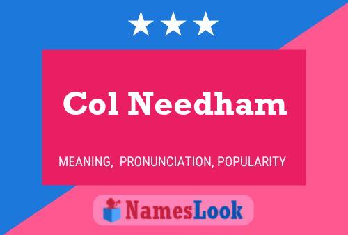 ملصق اسم Col Needham