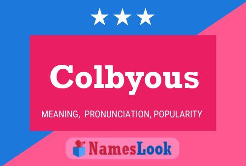 ملصق اسم Colbyous