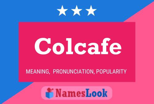 ملصق اسم Colcafe