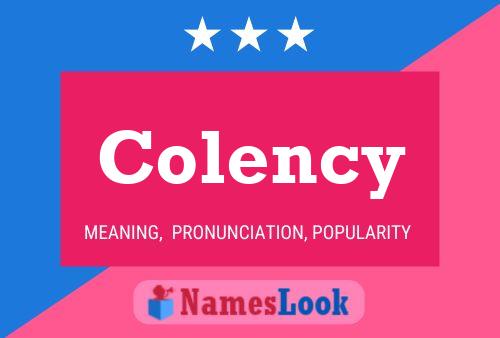 ملصق اسم Colency