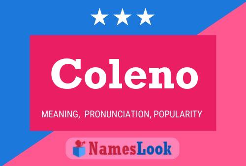 ملصق اسم Coleno