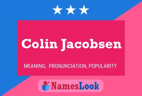 ملصق اسم Colin Jacobsen