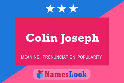 ملصق اسم Colin Joseph