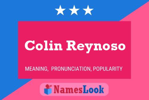 ملصق اسم Colin Reynoso