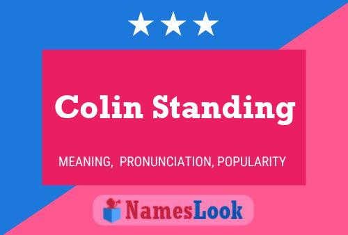 ملصق اسم Colin Standing