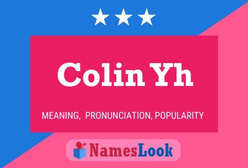 ملصق اسم Colin Yh