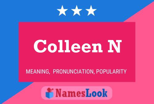 ملصق اسم Colleen N