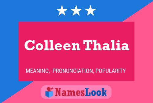 ملصق اسم Colleen Thalia