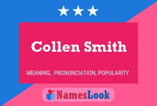 ملصق اسم Collen Smith