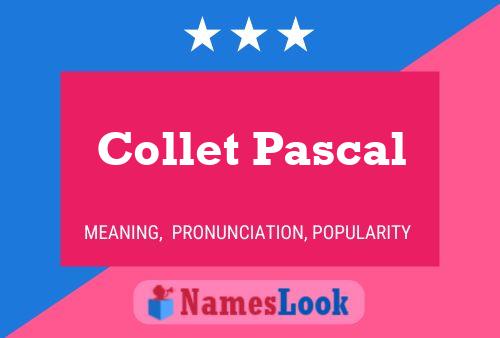 ملصق اسم Collet Pascal