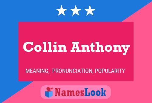 ملصق اسم Collin Anthony