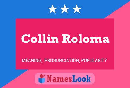 ملصق اسم Collin Roloma