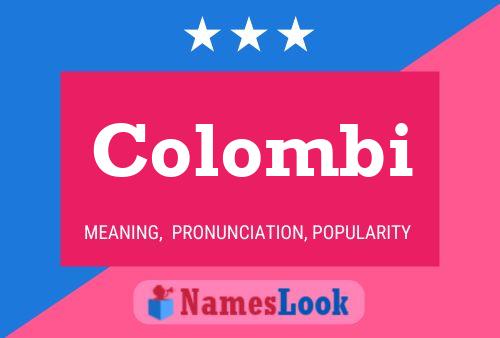 ملصق اسم Colombi