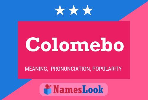 ملصق اسم Colomebo