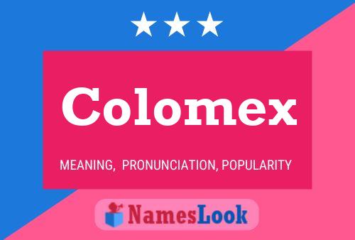 ملصق اسم Colomex