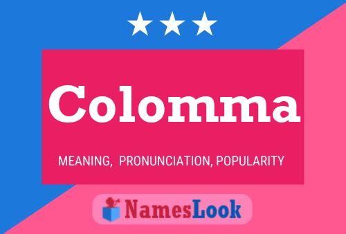 ملصق اسم Colomma