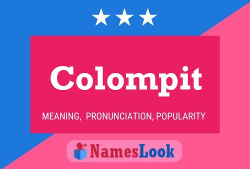 ملصق اسم Colompit