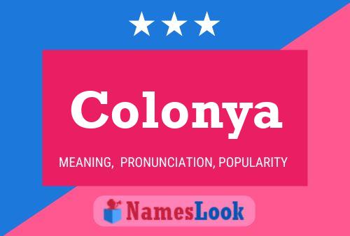 ملصق اسم Colonya