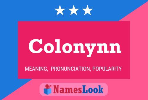 ملصق اسم Colonynn