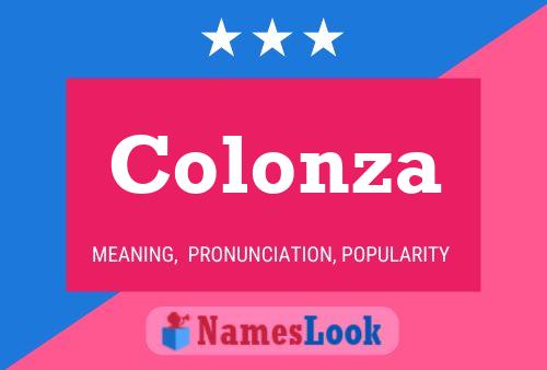 ملصق اسم Colonza