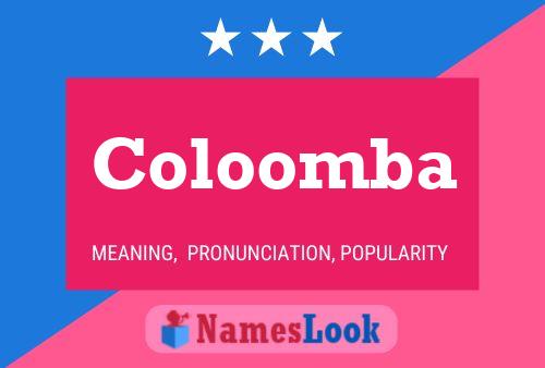 ملصق اسم Coloomba