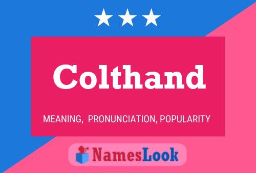 ملصق اسم Colthand