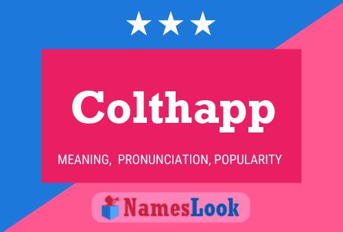 ملصق اسم Colthapp