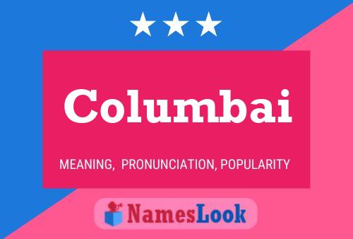 ملصق اسم Columbai