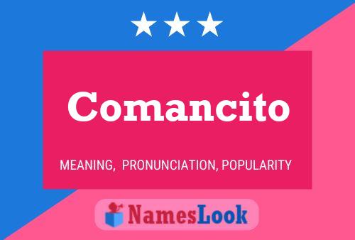 ملصق اسم Comancito