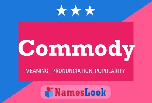 ملصق اسم Commody