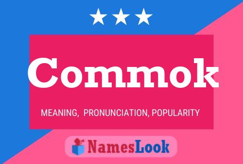 ملصق اسم Commok