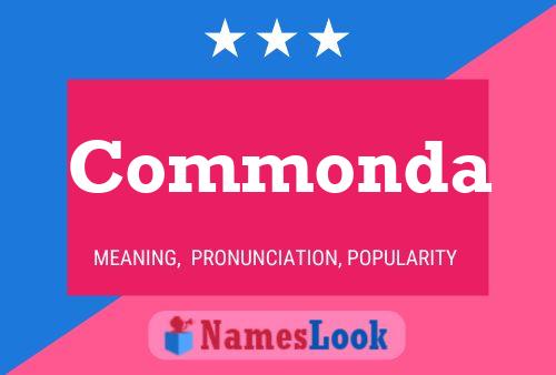 ملصق اسم Commonda