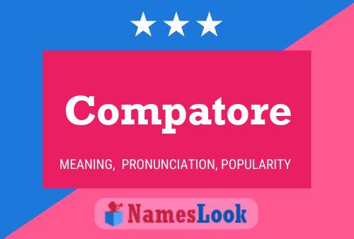 ملصق اسم Compatore