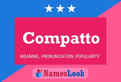 ملصق اسم Compatto