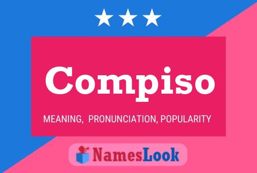 ملصق اسم Compiso