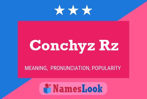 ملصق اسم Conchyz Rz