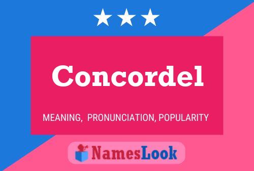 ملصق اسم Concordel