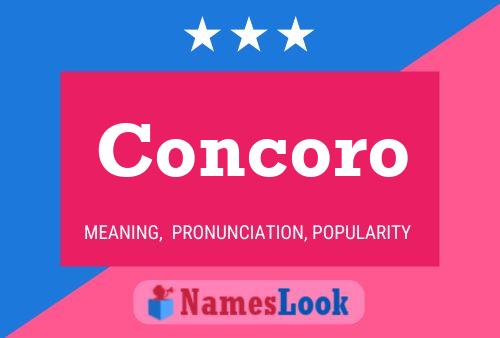 ملصق اسم Concoro