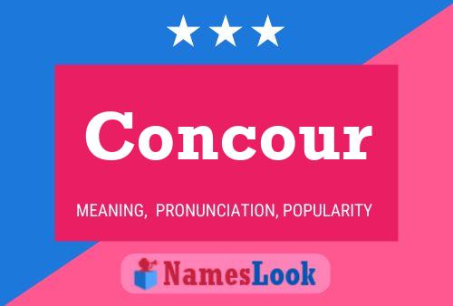 ملصق اسم Concour