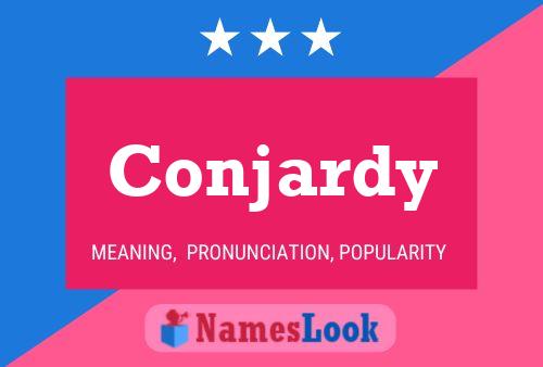 ملصق اسم Conjardy