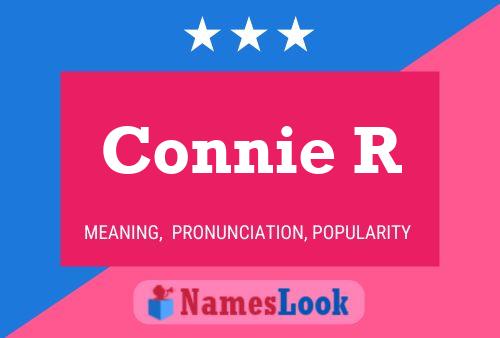 ملصق اسم Connie R