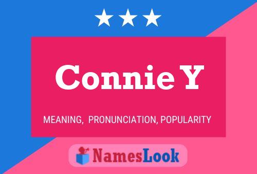 ملصق اسم Connie Y