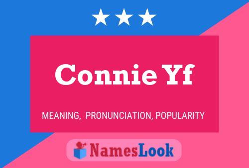 ملصق اسم Connie Yf